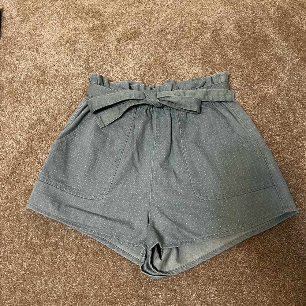 Women's High-Waisted Polka Dot Shorts